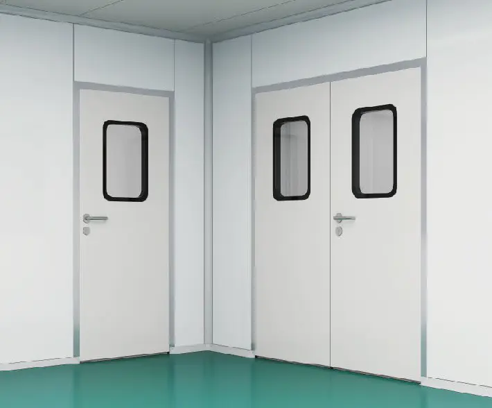 Portes de salle blanche