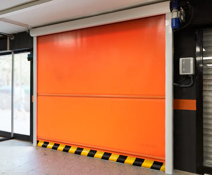 Portes rapides à enroulement