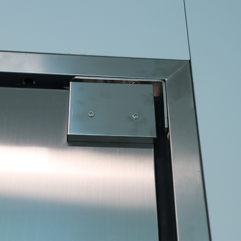 Porte anti-collision bidirectionnelle en acier inoxydable