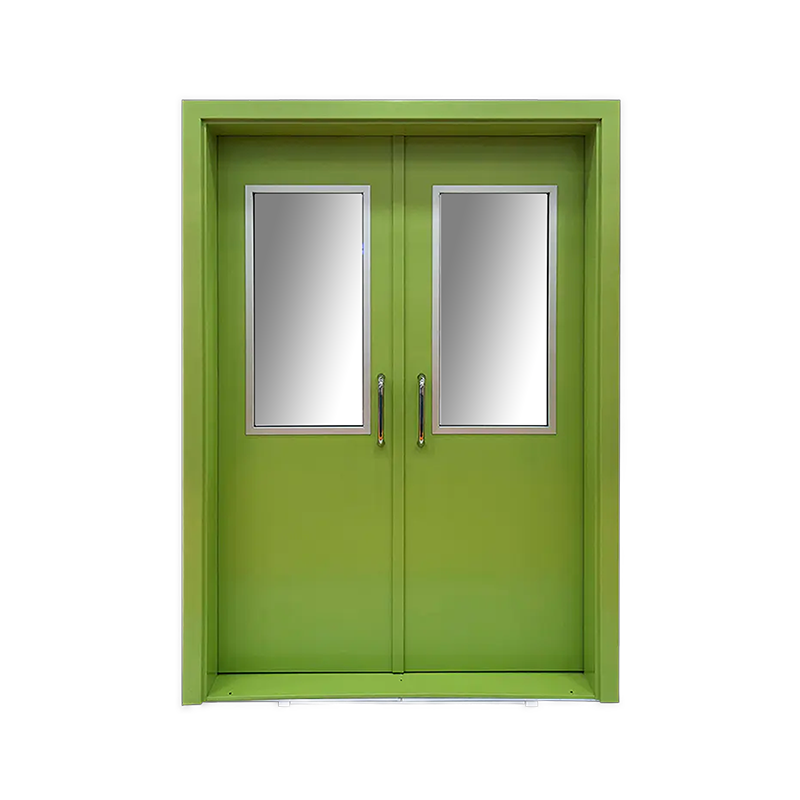 Portes métalliques pour salles d'hôpital