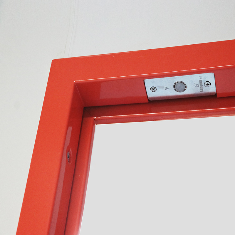 Porte propre en acier à cadre encerclé