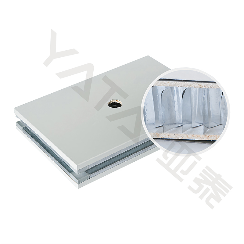 Panneau sandwich en nid d'abeille en aluminium et magnésium en verre double couche fait à la main